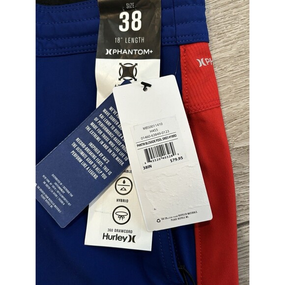 Hurley Phantom Blockade Paddle Series Mens 38 New Hybrid Surf - Picture 4 of 8